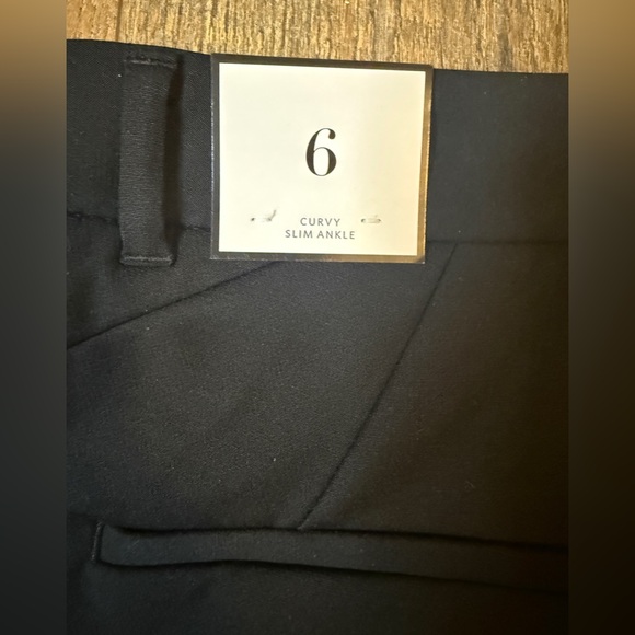 White House Black Market NWT Black Curvy Slim Ankle Sz 6 - Picture 3 of 9